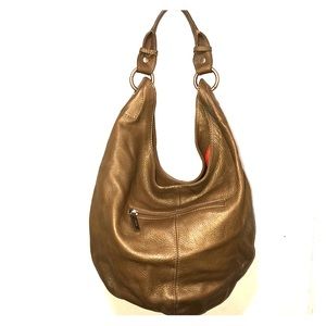 HOBO gold metallic purse